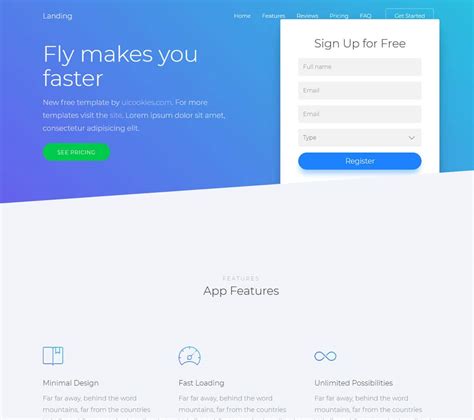 landing page templates  conversion centered design