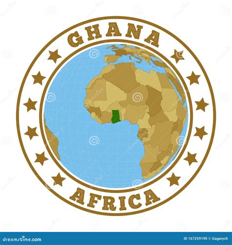 ghana logo stock vector illustration  navigation