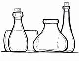 Coloring Bottles Bottle Potion Clip Cliparts Medicine Pages Template Cornhole 618px 04kb sketch template