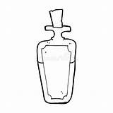 Potion Bottle Cartoon Vector Coloring Glass Illustration Pages Printable Lineartestpilot Depositphotos Platonite Preview sketch template