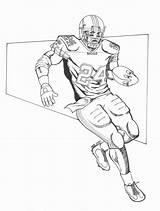 Quarterback Redskins Getdrawings Getcolorings Exercises Sketchite Gaddynippercrayons sketch template