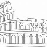 Coliseu Tudodesenhos Coliseo Colortear sketch template
