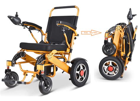 fold  travel lightweight portable electric wheelchair mobility