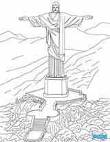 Corcovado Bresil Monuments Liberte Colorier Enfants Christ Brésil Hellokids Pays Celebres Liberté Redentor Redeemer Lieux Célèbre Connu sketch template