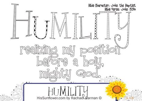 character quality humility character qualities humility