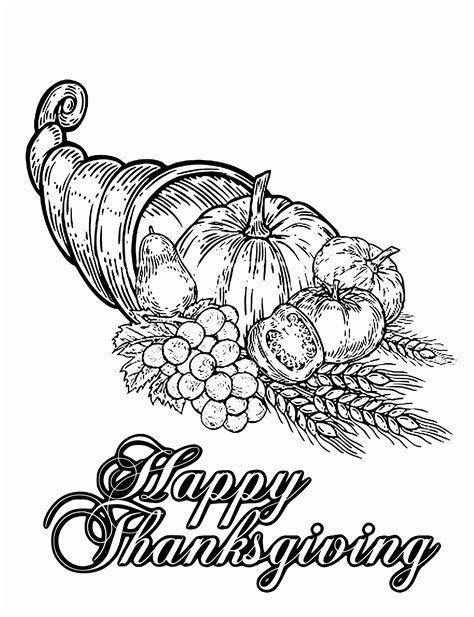 pin   thanksgiving coloring pages