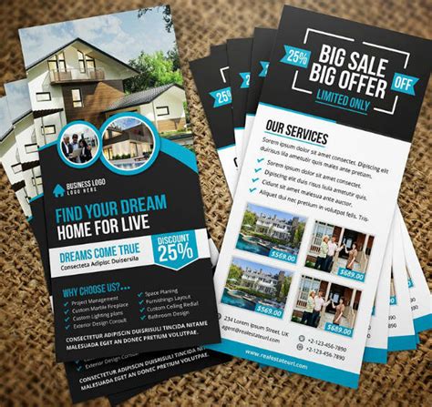 11 real estate rack card designs and templates psd ai free and premium templates