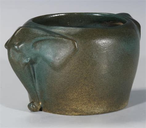 rare american art pottery vase signed ozark