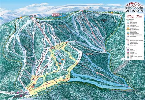 red lodge mountain piste map trail map