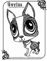 Coloring Pages Cuties Animal Kids Printable Cute Creative Drawings Sheets Dog Print Cutie Colouring Book Cat Pattern Lps Precious Moments sketch template