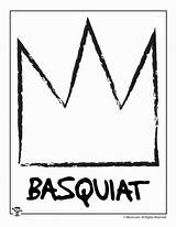 Basquiat sketch template