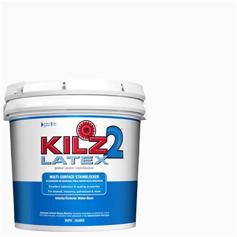 kilz  kilz  latex  gal white interiorexterior multi surface primer sealer  stain