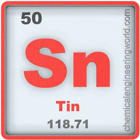 tin element properties  information chemical engineering world