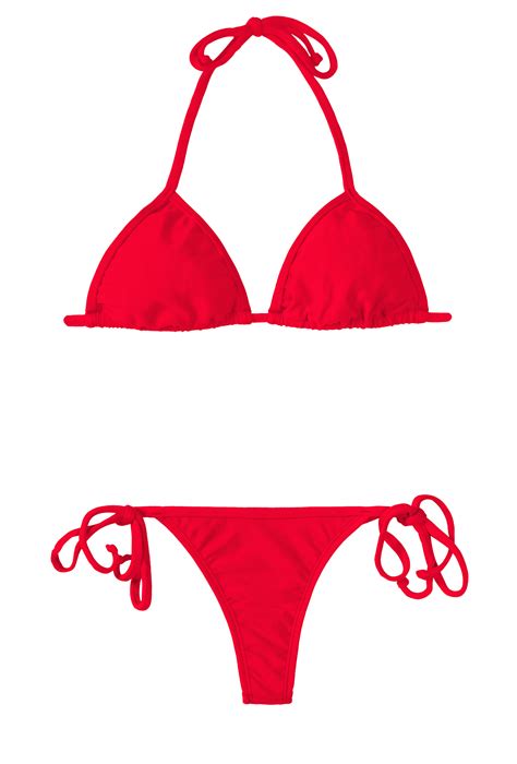 Red Thong Bikini Rio De Sol Brazilian Bikini Shop
