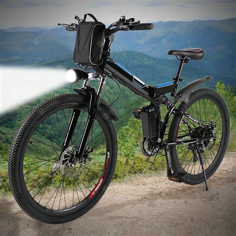 ancheer   foldable electric power mountain bicycle  lithi  smart