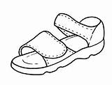 Sandalias Zapatos Sandalia Imprimir Sandals Rotos Sandalen Coloriage Unas Kleurplaten Ausmalbild Sandali Kleurplaat Sandales Abiti Calzado sketch template
