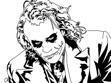 joker lineart wip  smileyclown  deviantart