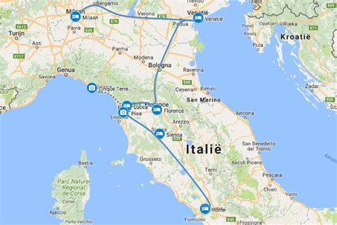 milaan naar rome auto route italie roadtrip italie route voor  weken map kaart italie