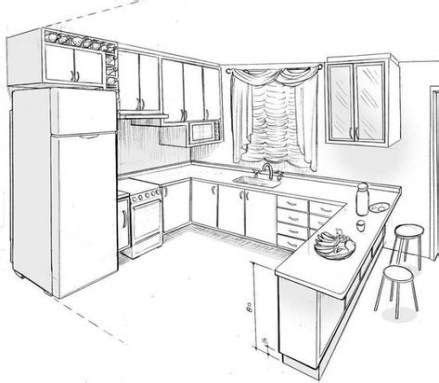 design interior drawing sketches  ideas kitchen layout plans kitchen furniture design