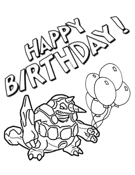 pokemon happy birthday coloring page   coloring pages clipart