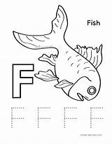 Coloring Letter Writing Alphabet Preschool Worksheet Fish Worksheets Sheet Kindergarten Sheets Tracing Printable Activity Activities Learning Pages Letters English Practice sketch template