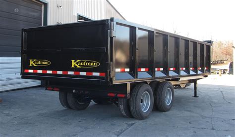 kaufman  ton gooseneck dump trailer  sale  lexington north