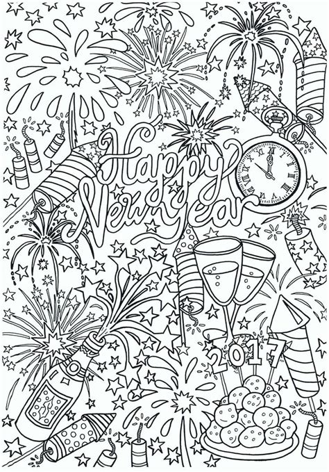 happy  year  year coloring pages  years eve colors