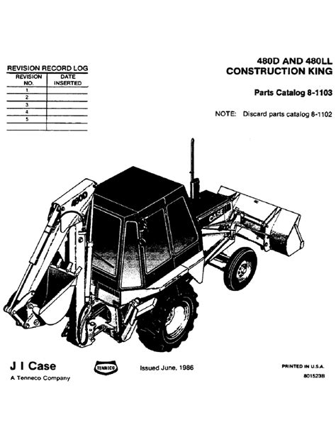 ll case construction king loader backhoe