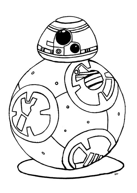 coloring    star wars robot bb coloring pages  adults