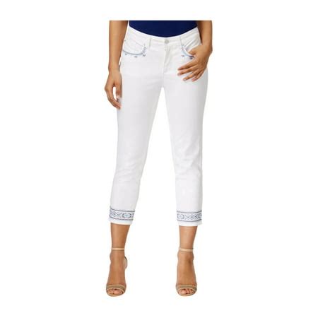 charter club womens bristol cropped jeans whitewash  walmart canada