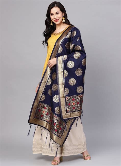 fancy traditional wear banarasi silk dupatta collection catalog