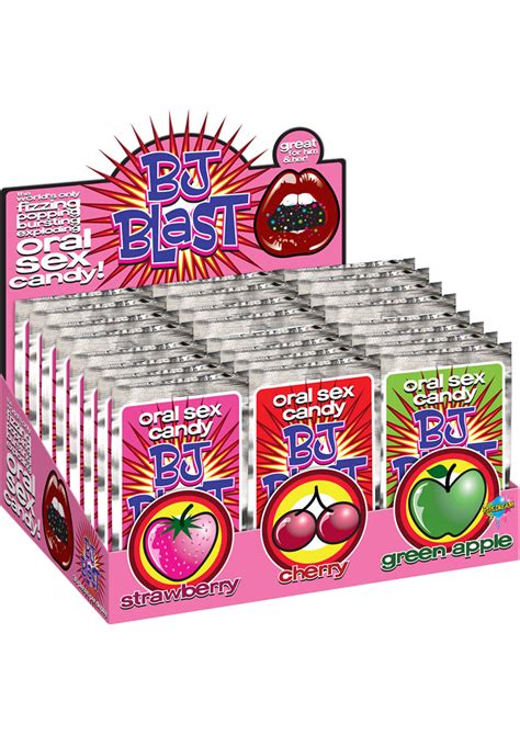 bj blast oral sex candy 36 display assorted flavor