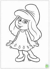 Coloring Pages Smurf Smurfs Smurfette Print Kids Dinokids Printable Drawing Draw Book Books Getcolorings Cartoons Getdrawings Library Clipart Color Para sketch template