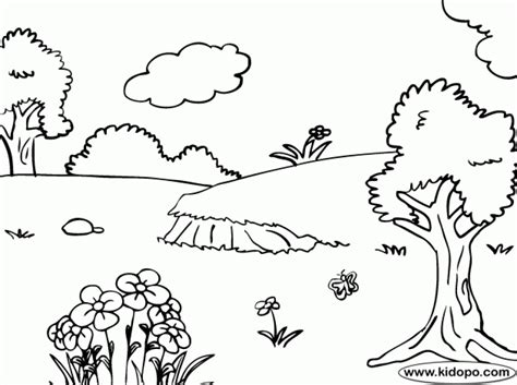 printable nature coloring pages  kids gzkd
