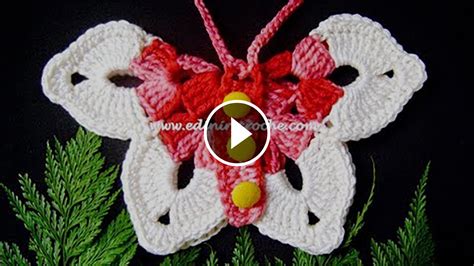 multicolor crochet butterfly tutorial crochetbeja