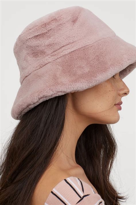 hm faux fur bucket hat   fashion gifts  women popsugar fashion uk photo
