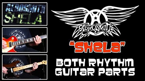 aerosmith shela  rhythm guitar parts youtube
