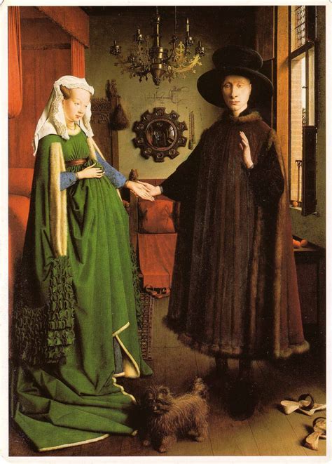 coniugi arnolfini da jan van eyck  klasik sanat sanat galerisi resim sanati