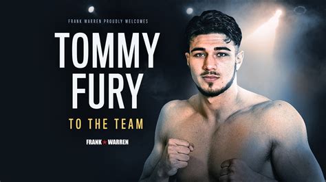 tommy fury signs  frank warren boxing news