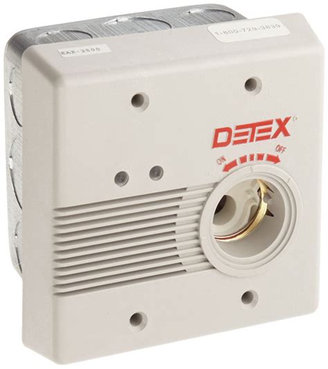 detex eax  gray eax  series wall mount surface mount acdc powered alarm ea