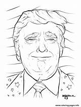 Trump Coloring Pages Donald Fun Printable Color Book Print Books Skull Animal Info sketch template
