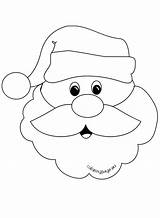 Santa Claus Face Beard Christmas Coloring Drawing Big Draw Coloringpage Easy Eu Templates Cut Kids Pages Father Crafts Faces Elf sketch template