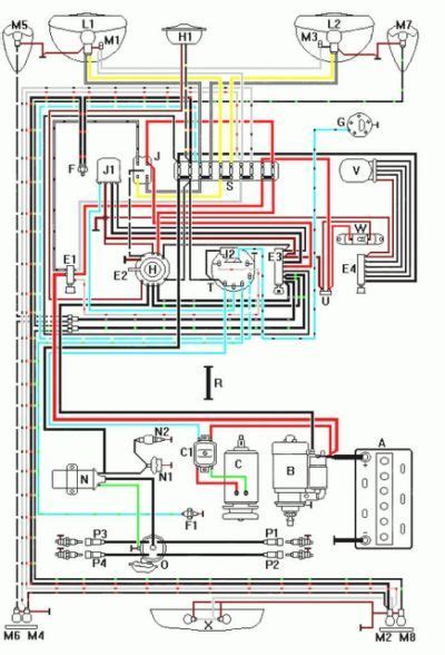 bugatti wiring diagram  ignition  charging system diagram vw dune buggy alternator wiring