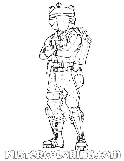 beef boss fortnite coloring pages printable