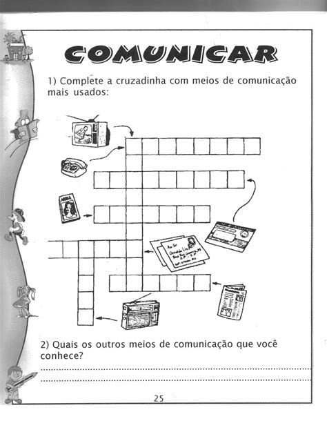 Atividade Meios De Comunicação 3 Ano Educa