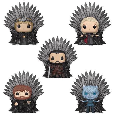 funko pop game of thrones deluxe iron throne figures