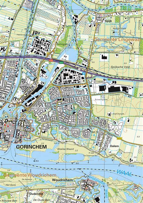 digitale topografische kaart  gorinchem kaarten en atlassennl