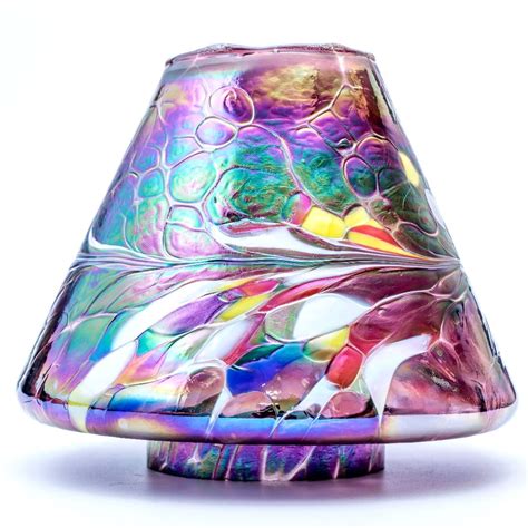 Milford Glass Jar Candle Shade Purple Casa World