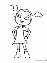 Vampirina Fan Bettercoloring sketch template