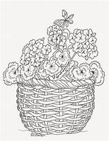 Basket Wicker Anne Happy Saturday Flowers Freebie Visit Cards Drawings sketch template